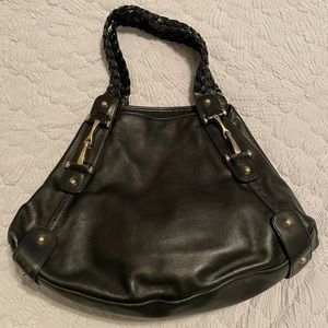 gucci pelham horsebit braided bag black all leather large tote hobo shoulder bag